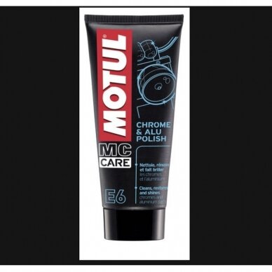 Chromo ir aliumunio polirolis MOTUL Chrome & Alu Polish E6 100 ml